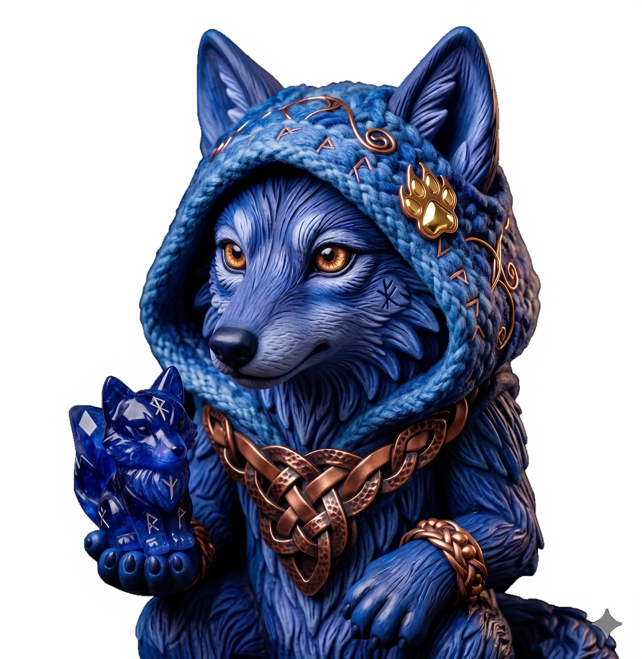 Stylized character mascot